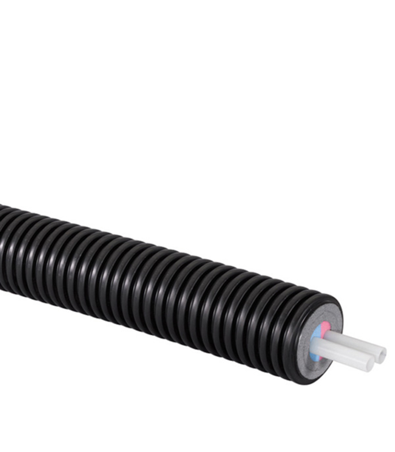 Труба ПНД PE-Xa Uponor Ecoflex Varia Twin (1018240) теплоизолированная 2х40х3,7/140 мм PN6